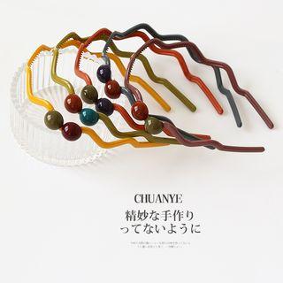 Acrylic Bead Zigzag Headband