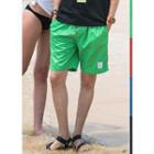 Lace-up Front Swim Shorts