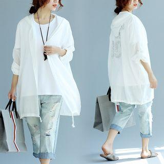 Hooded Loose-fit Light Jacket