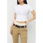 Vivid Slim-fit Cropped T-shirt