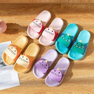 Monster Appliques Slide Sandals