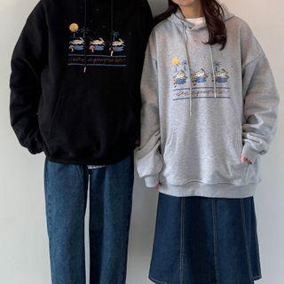 Couple Matching Deer Print Hoodie