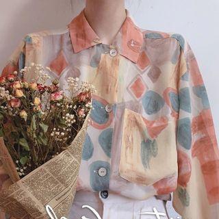 Retro Print Shirt