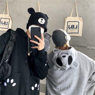 Couple Matching Alien Embroidered Hoodie