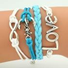 Multi-strand Bracelet Blue - One Size