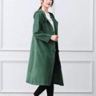 Hooded Chinese Frog Buttoned Jacket