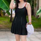 Set: Swimdress + Coverup T-shirt