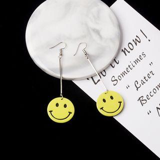 Smiley Dangle Earring 1 Pair - As Shown In Figure - One Size