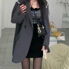 Embellished Double-breasted Blazer
