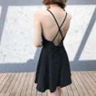 Bow Spaghetti Strap Minidress