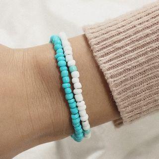 Layered Bead Bracelet 6708 - One Size