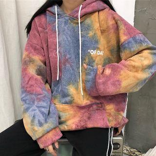 Loose Fit Tie-dyed Hoodie