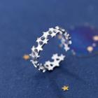 Star Sterling Silver Open Ring Ring - S925 Silver - Silver - One Size