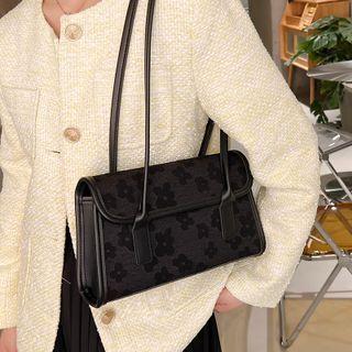 Flower Print Hobo Bag