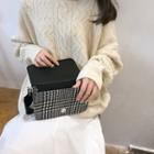 Houndstooth Crossbody Bag As Shown In Figure - One Size