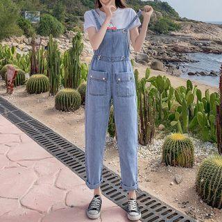 Drawstring Shift Dungarees