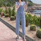 Drawstring Shift Dungarees