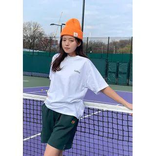 [fever & Percent] Short-sleeve T-shirt In 10 Colors