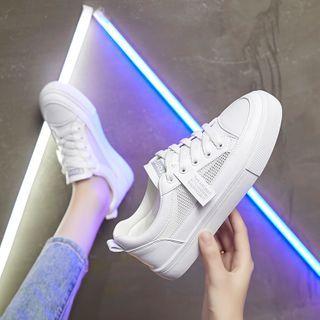 Fishnet Panel Sneakers