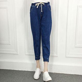 Drawstring Jogger Jeans