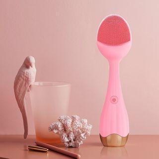 Rechargeable Silicone Facial Cleansing Device As Shown In Figure - One Size