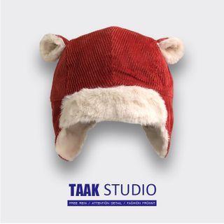 Fluffy Trim Earflap Hat