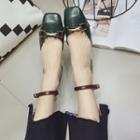 Ankle Strap Buckled Flats