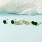 Faux Gemstone Stud Earring