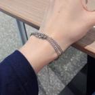 Asymmetric Stainless Steel Bracelet