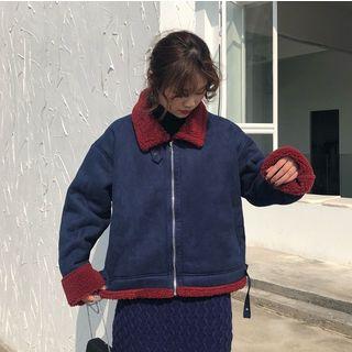 Zip Coat / Midi Straight-fit Skirt
