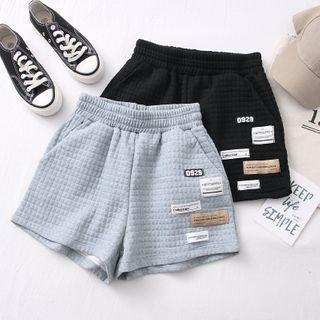 Elastic High-waist Wide-leg Shorts