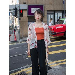Flower Light Jacket Off-white - One Size