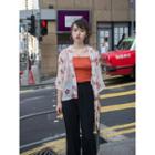 Flower Light Jacket Off-white - One Size