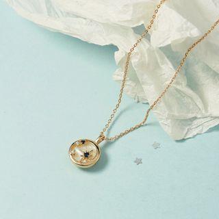 Rhinestone Star Pendant Necklace Necklace - Star - One Size