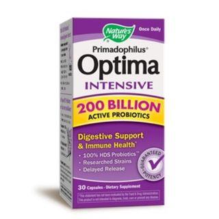 Natures Way - Primadophilus Optima Intensive 200 Billion Probiotic, 30 Veg Cap 30 Veg Capsules