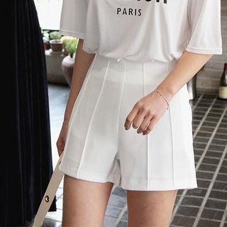 Pin-tuck Shorts
