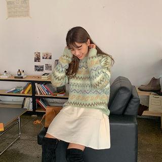 Woolen Nordic Pattern Sweater