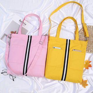 Canvas Double Front Pocket Tote