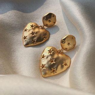 Alloy Star & Heart Dangle Earring