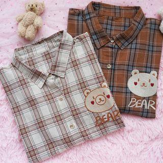 Bear Plaid Shirt