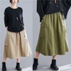 Cargo Midi Skirt