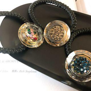 Transparent Disc Hair Tie