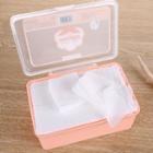 Facial Cleansing Cotton Wipe Pink - One Size