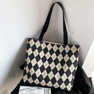 Argyle Shoulder Bag Black - One Size