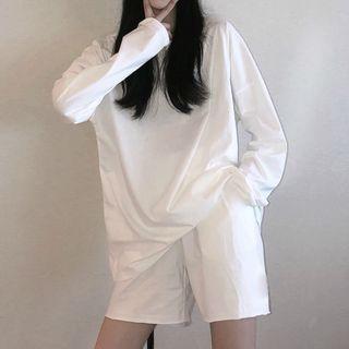 Oversize Long-sleeve T-shirt / Shorts