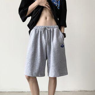 Log High Waist Wide Leg Shorts