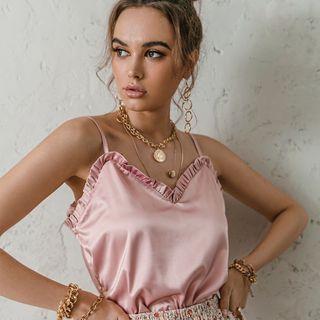 Ruffled Cami Top