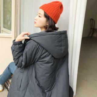 Layered-front Padded Parka