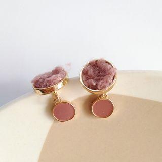 Flannel & Glaze Disc Dangle Earring