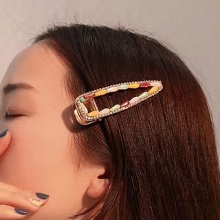 Faux Crystal Hair Clip 01 - 3665 - Kc Gold - One Size